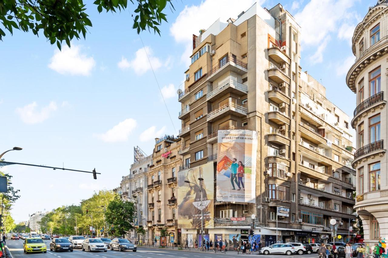 Ferienwohnung Tova Pearl Ultracentral - Romana Square Subway Bukarest Exterior foto
