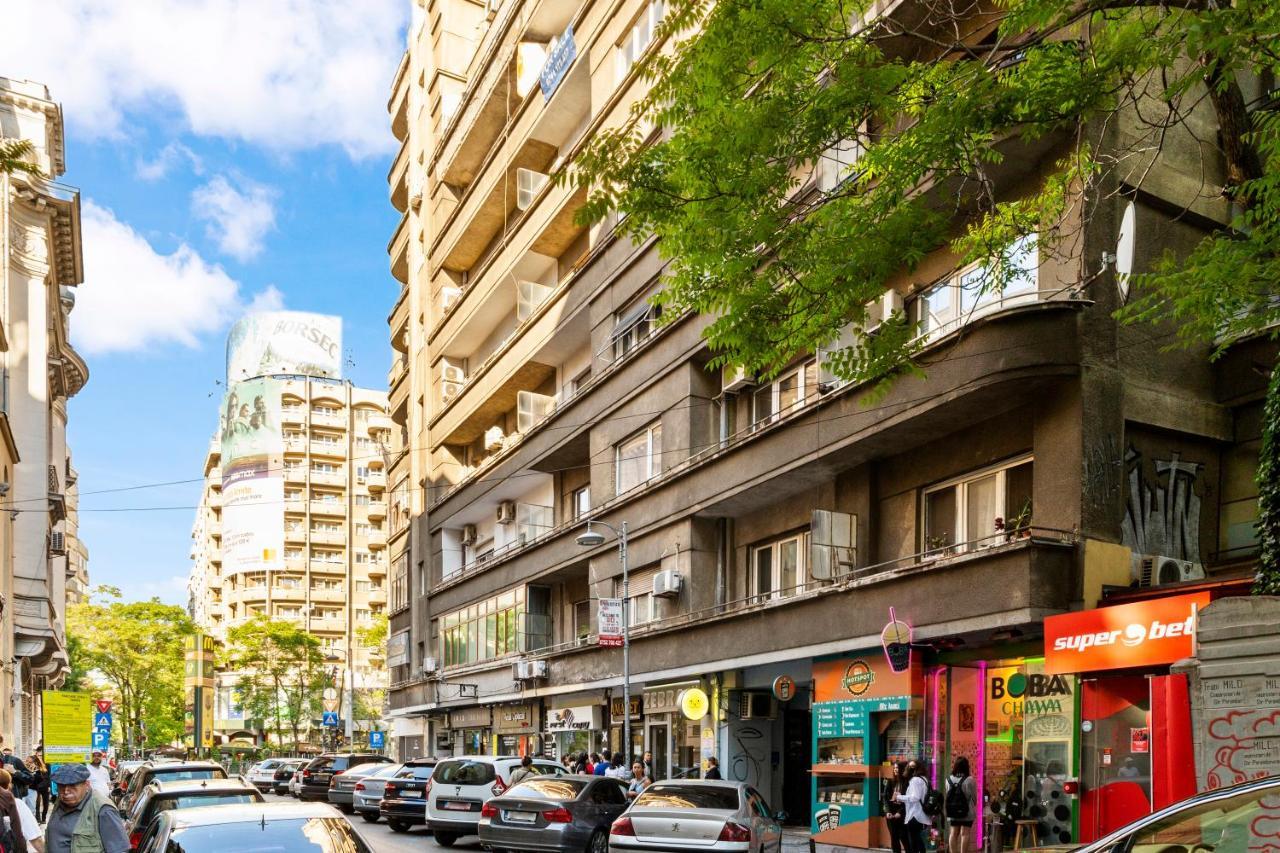 Ferienwohnung Tova Pearl Ultracentral - Romana Square Subway Bukarest Exterior foto